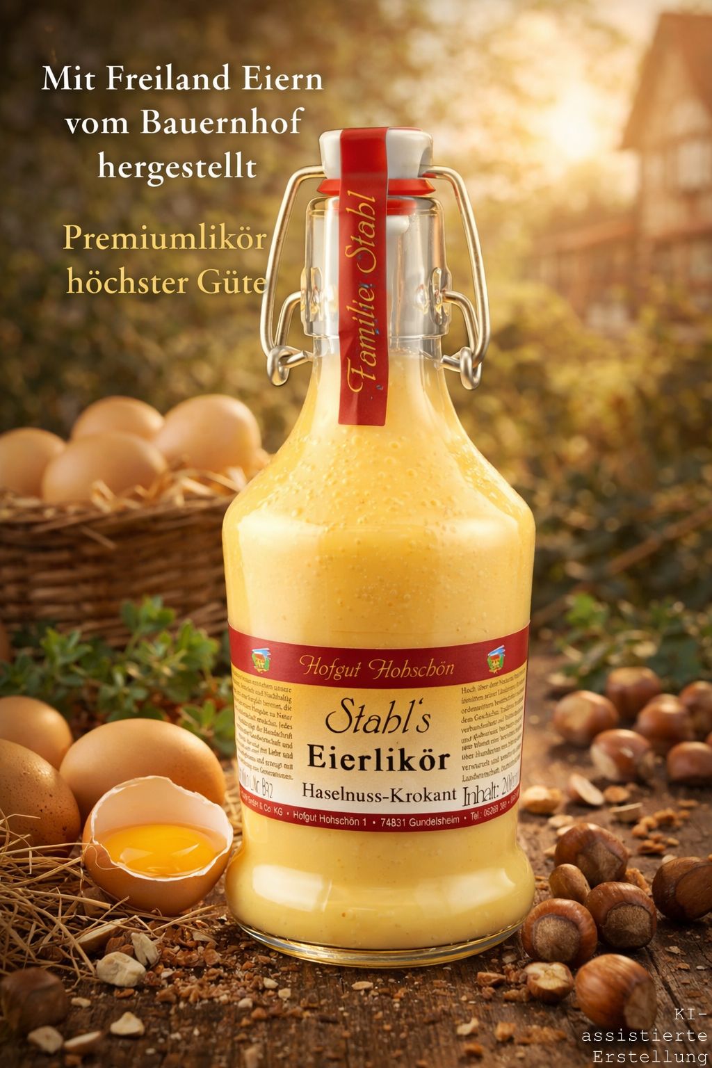 Eierlikör Haselnuss Krokant 200 ml